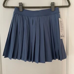 Lululemon Blue Pleated Women's Skirt